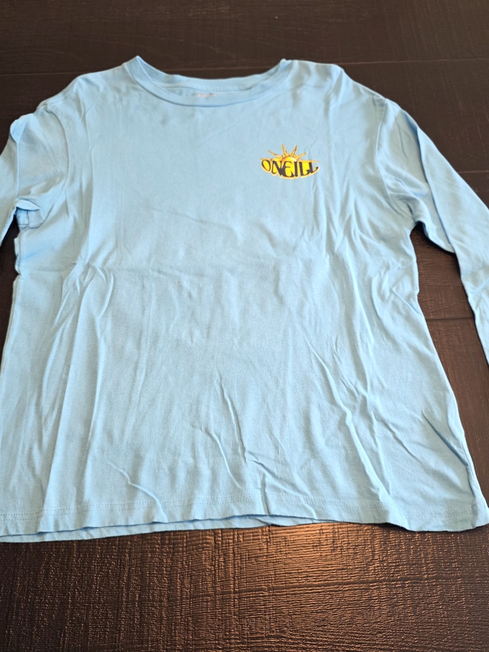 O'Neill Kids' Long Sleeve Sun Logo Tee - Light Blue